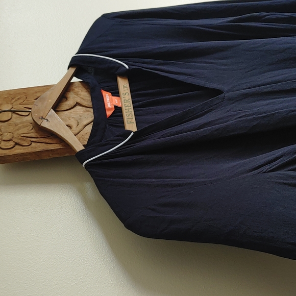 Nautical style midi dress. - Picture 2 of 4